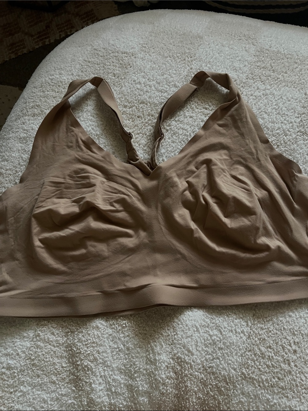 Soma Wireless Beige/Tan Bralette with Adjustable Straps